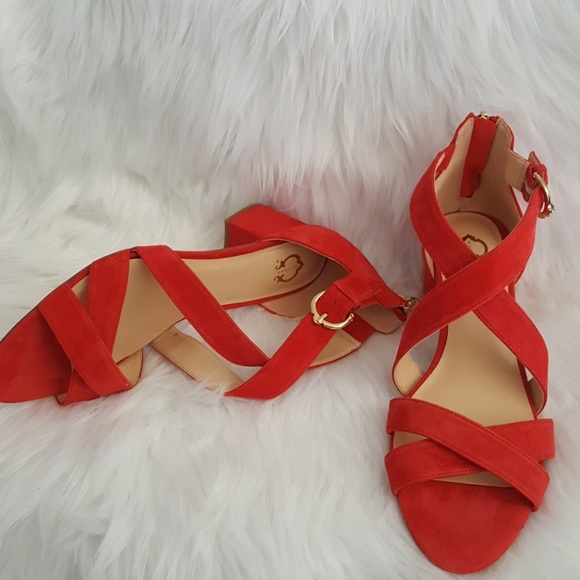 wonders block heel sandal